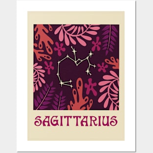 Abstract Sagittarius Zodiac Posters and Art